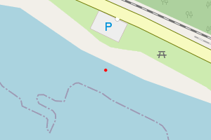 A map showing the Invergordon West beach stretch plotted on it