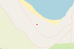 A map showing the Killiedraughts Bay beach stretch plotted on it