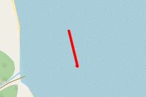 A map showing the Primrose Valley, Filey beach stretch plotted on it