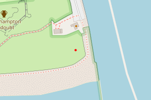A map showing the West beach LNR beach stretch plotted on it