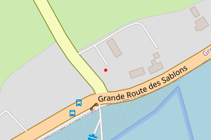 A map showing the La Rocque Harbour beach stretch plotted on it